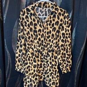 Leopard Print Jumpsuit